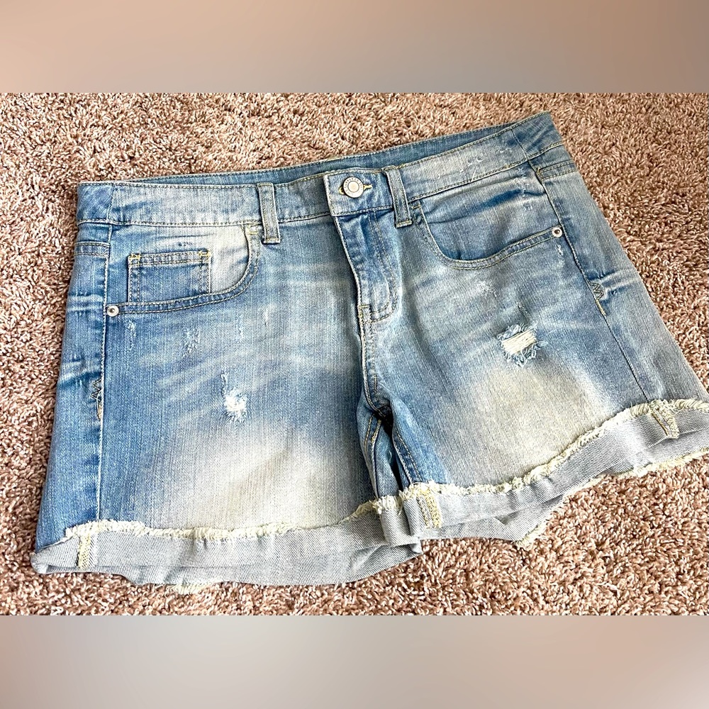 Mossimo Denim Distressed Shorts